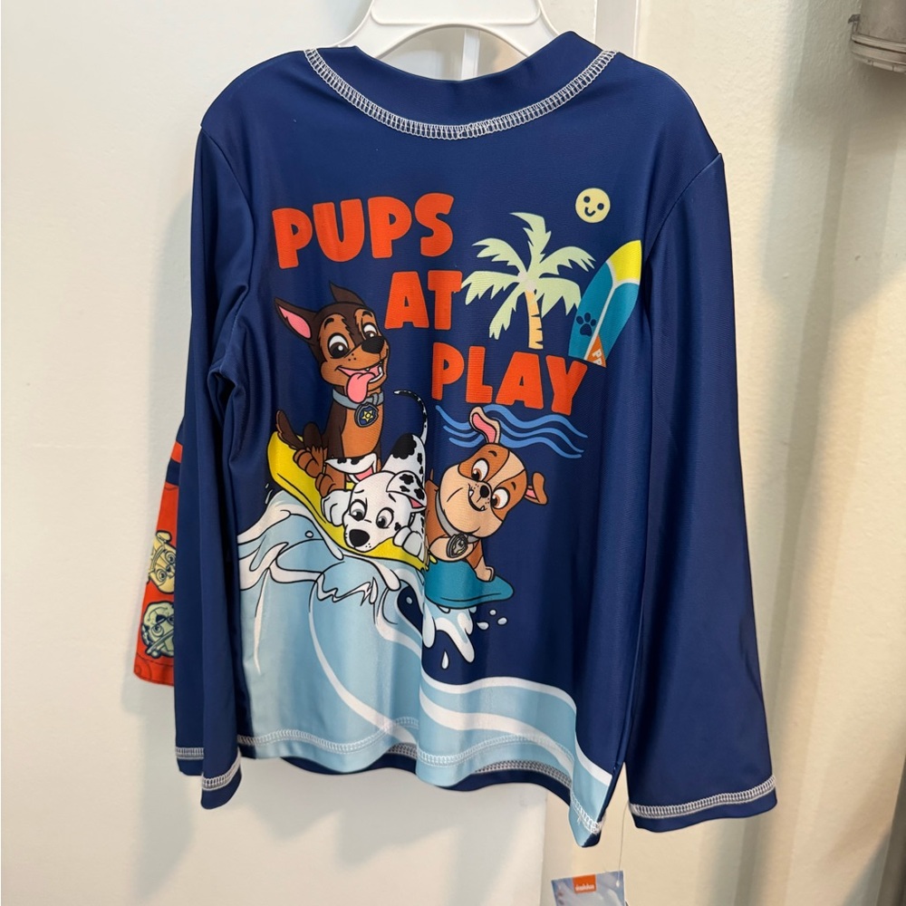 Kids' Paw Patrol Rashguard & Swim Shorts Set